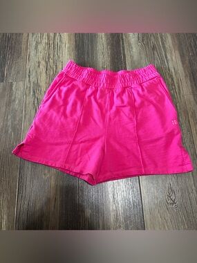 Sweaty Betty hot pink athletic shorts women’s 6 pull on Elastic waist comfy